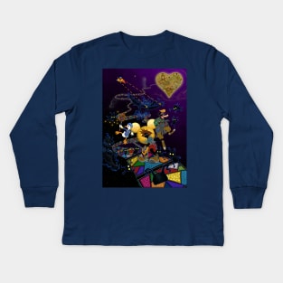 Kingdom Hearts - Deadly Dreaming Kids Long Sleeve T-Shirt